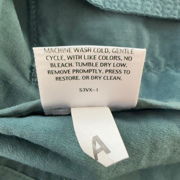 Eileen Fisher Linen Open Front Blazer Lightweight Jacket in Slate Blue, XS P - Picture 11 of 11